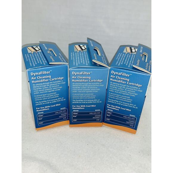 Lot of 3 PROTEC DynaFilter Air Cleaning Humidifier Cartridge K14-3W @ 3 Filters - Picture 5 of 8